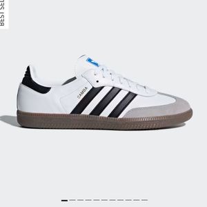 NWT adidas sambas OG sneakers white size men’s 4.5  / women’s 5.5